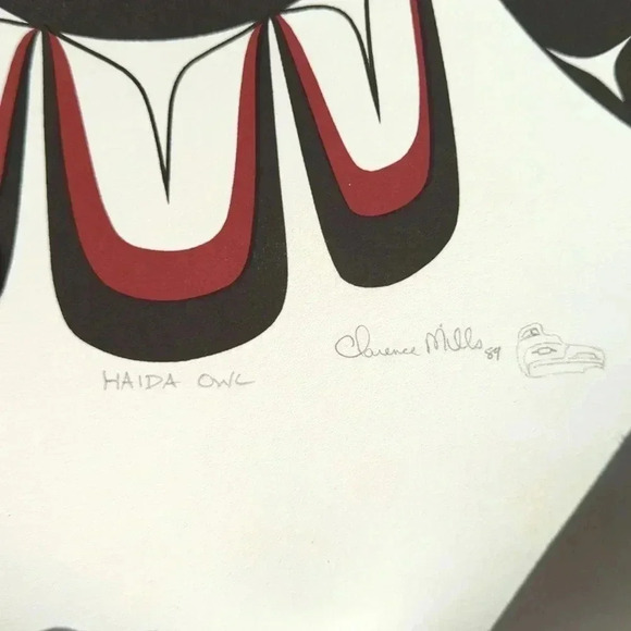 "Haida Owl" by Clarence  Mills - Picture 2 of 4